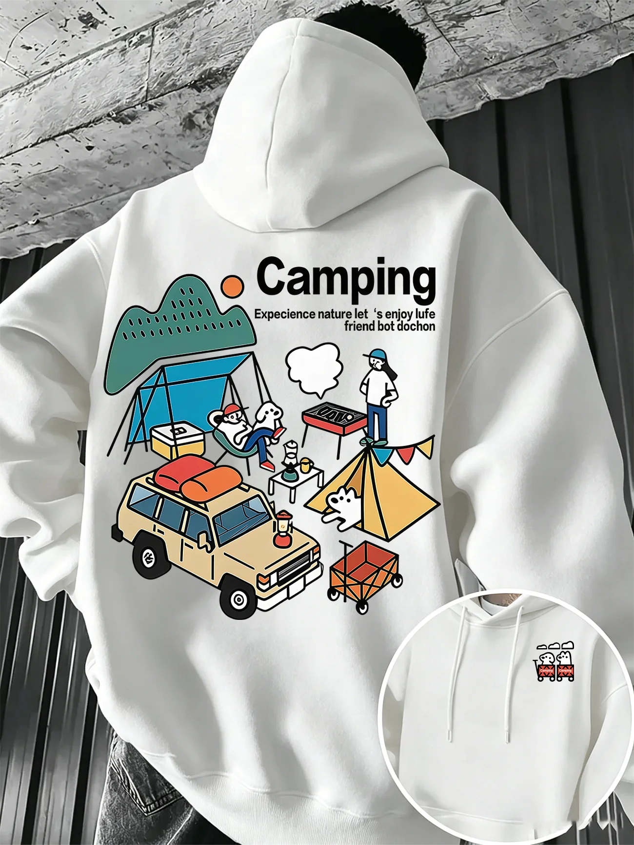 Streetwear Brand Vintage - Sweat-shirt à capuche de luxe pour