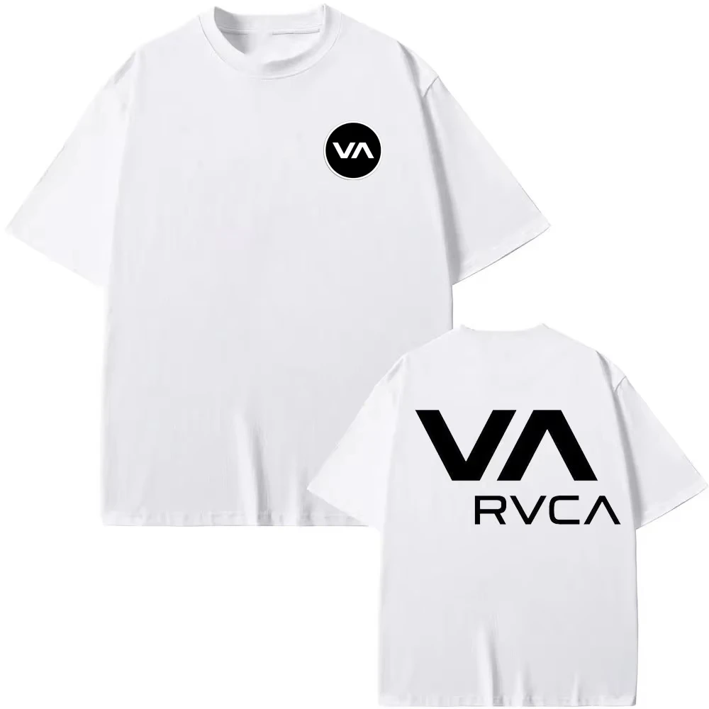 Streetwear Brand Clothing - T-shirt RVCA noir en coton pour