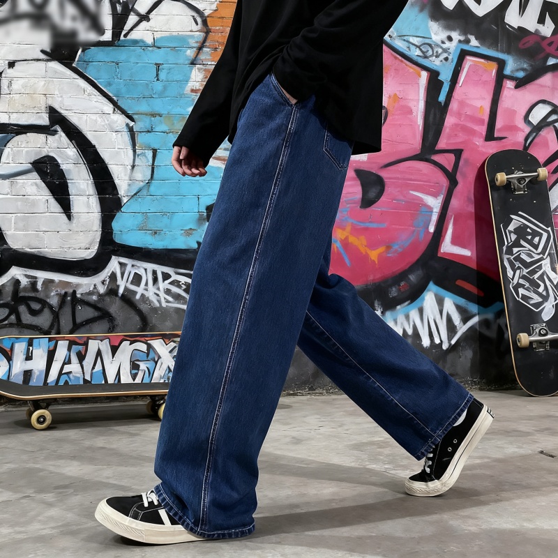 Jean ample pour hommes, Street - Streetwear Brand Denim avis et prix
